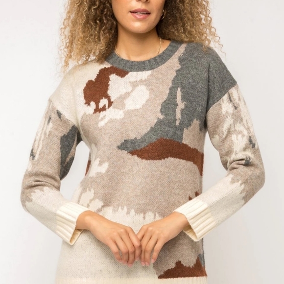 Mystree Sweaters - NWT Mystree Taupe & Grey Color Mix Pullover